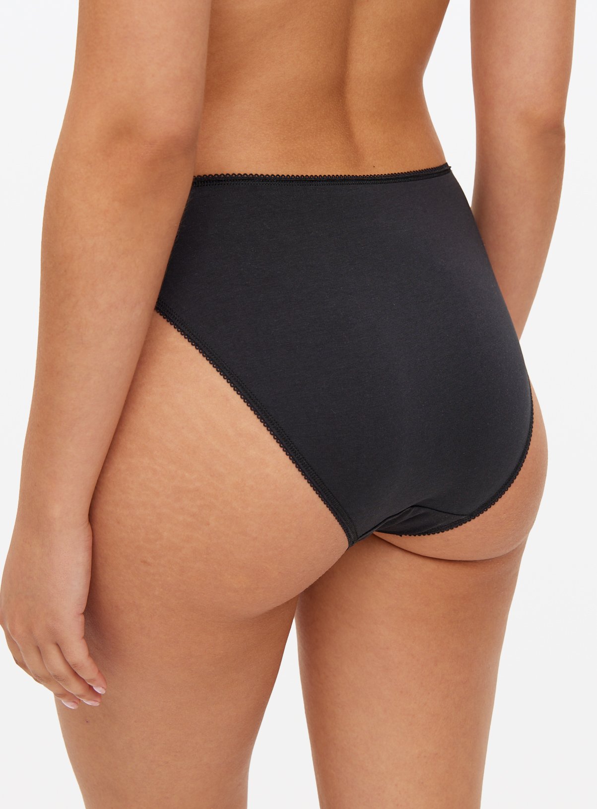 Plain High Leg Knickers 5 Pack 20 - Image 4 thumbnail